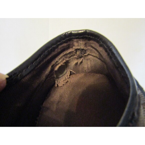 Coach Trainers Folly Sneakers Brown Signature Canvas Leather Trim Size 10 - Picture 10 of 11